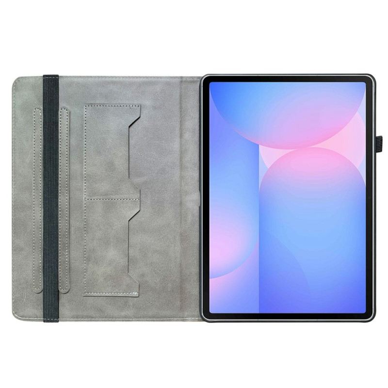 Tok Samsung Galaxy Tab S10 Fe Plus Kék Virágok