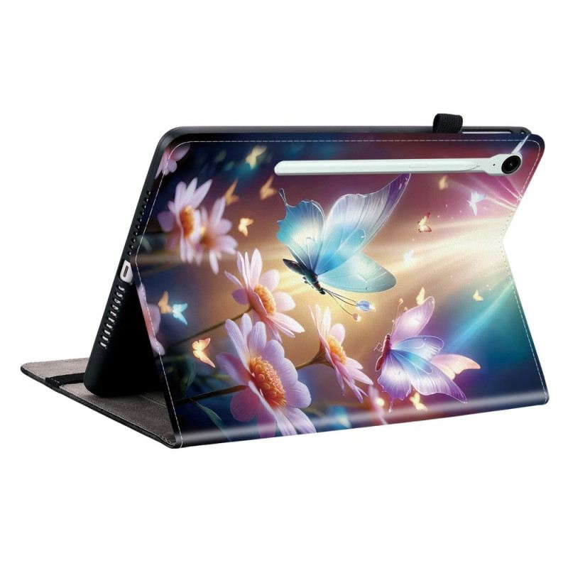 Tok Samsung Galaxy Tab S10 Fe Plus Világító Pillangók