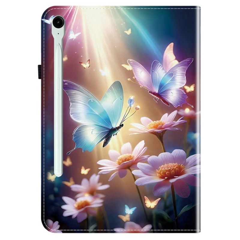 Tok Samsung Galaxy Tab S10 Fe Plus Világító Pillangók