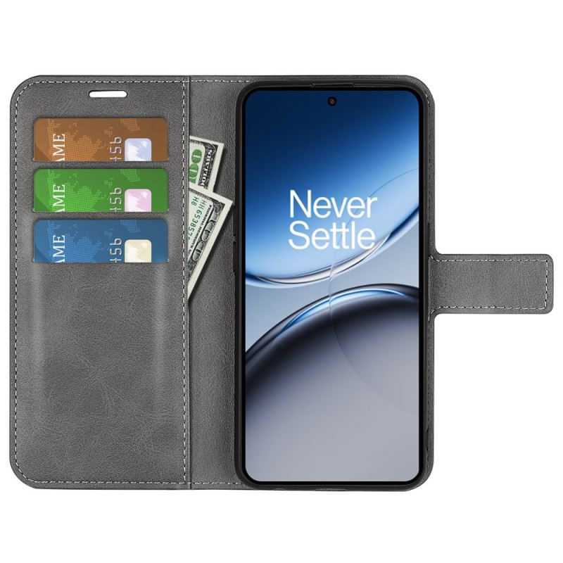 Bőrtok Oneplus Nord 4 Bőr Stílusú