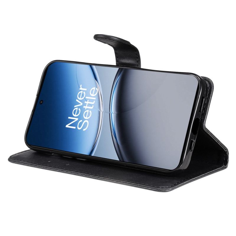 Bőrtok Oneplus Nord 4 Egyszínű Bőrhatású