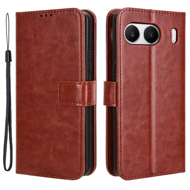 Bőrtok Oneplus Nord 4 Feltűnő Műbőr