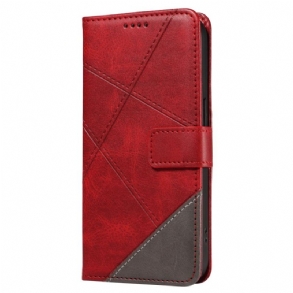 Bőrtok Oneplus Nord 4 Geometrikus Vonalvezetésű