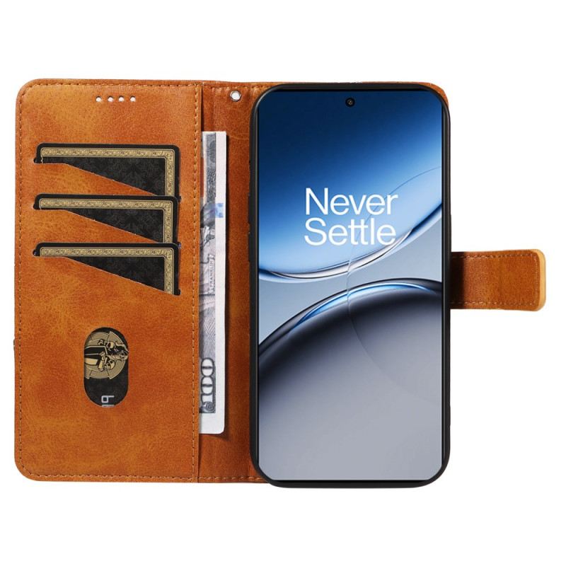 Bőrtok Oneplus Nord 4 Geometrikus Vonalvezetésű