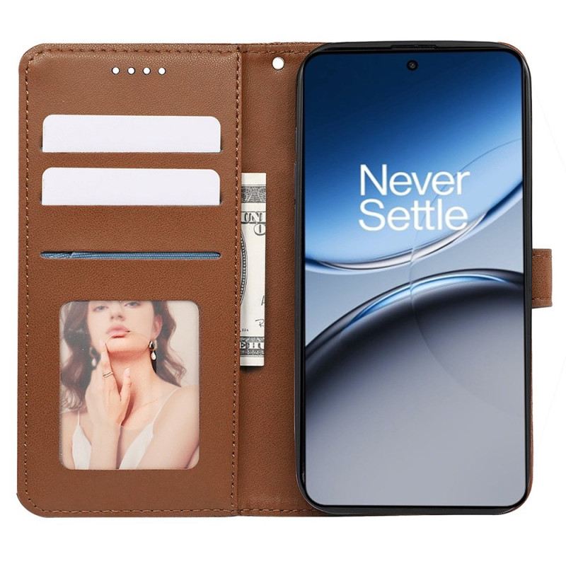 Bőrtok Oneplus Nord 4 Kocka Alakú Minta