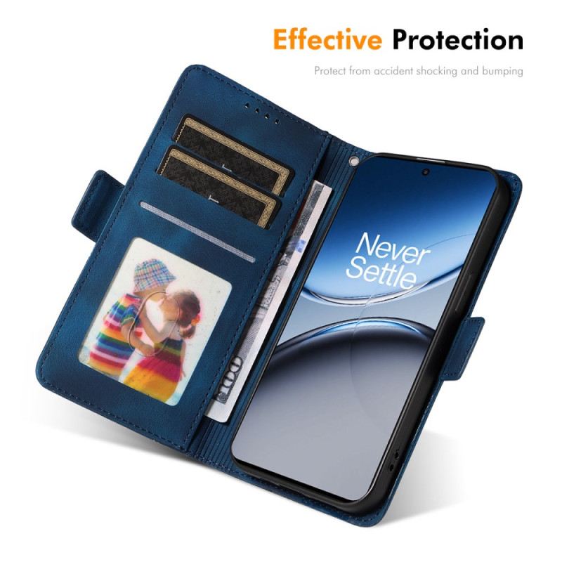 Bőrtok Oneplus Nord 4 Mintás Edzett Üveg Képernyővédővel