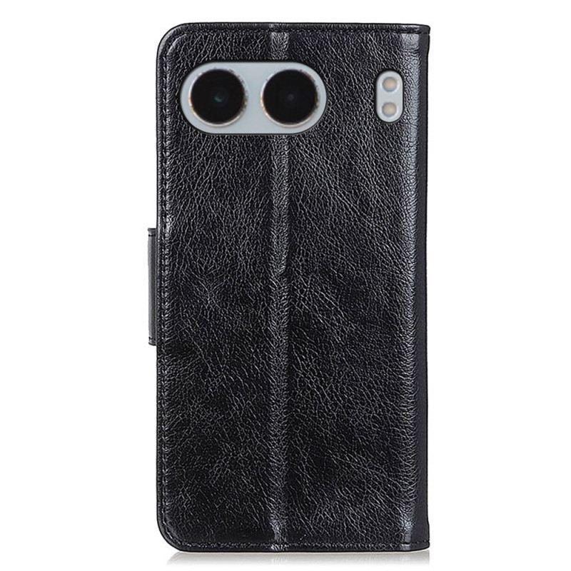 Bőrtok Oneplus Nord 4 Nappa Textúra