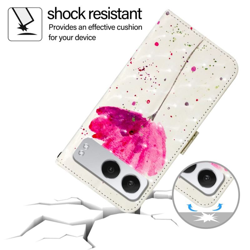 Bőrtok Oneplus Nord 4 Pipacs