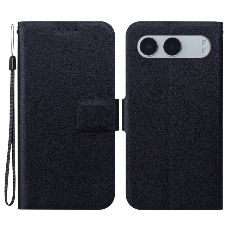 Bőrtok Oneplus Nord 4 Ultravékony Pánttal