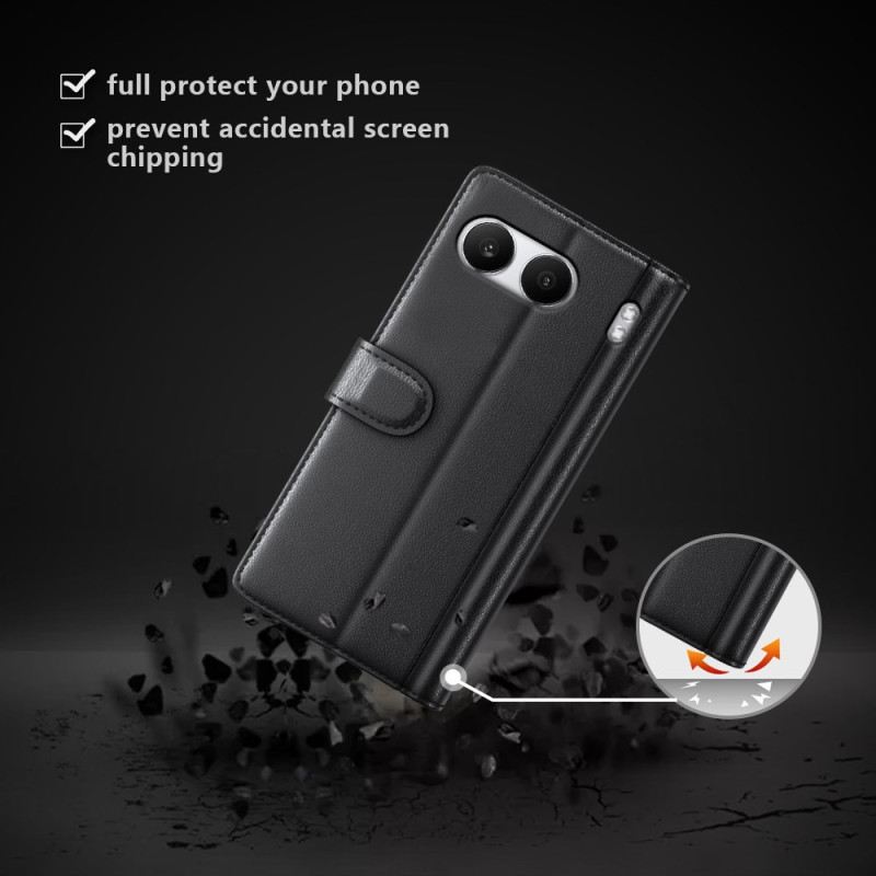 Bőrtok Oneplus Nord 4 Valódi Bőr