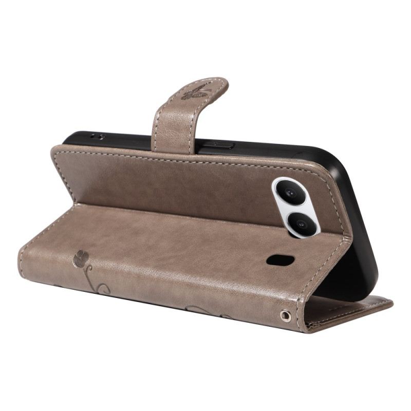 Bőrtok Oneplus Nord 4 Virágminta