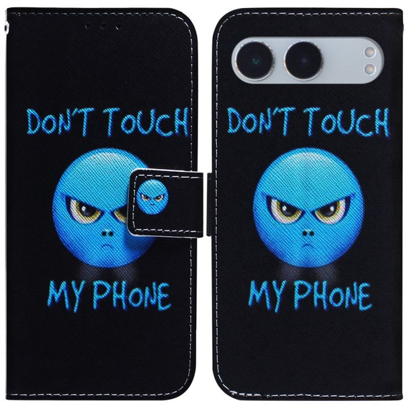 Kinyitható Bőrtok Oneplus Nord 4 Emoji Telefon