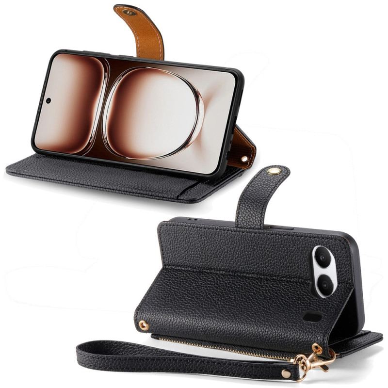 Kinyitható Bőrtok Oneplus Nord 4 Szív Alakú Rfid-blokkolós Pénztárca