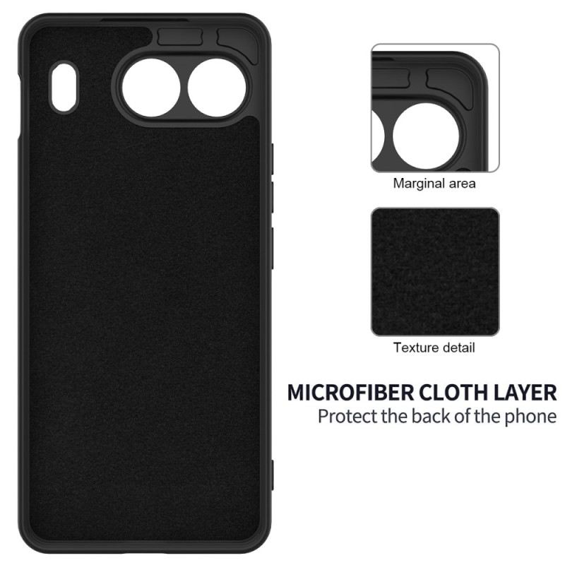 Mobiltelefon Tokok Oneplus Nord 4 Folyékony Szilikon Pánttal