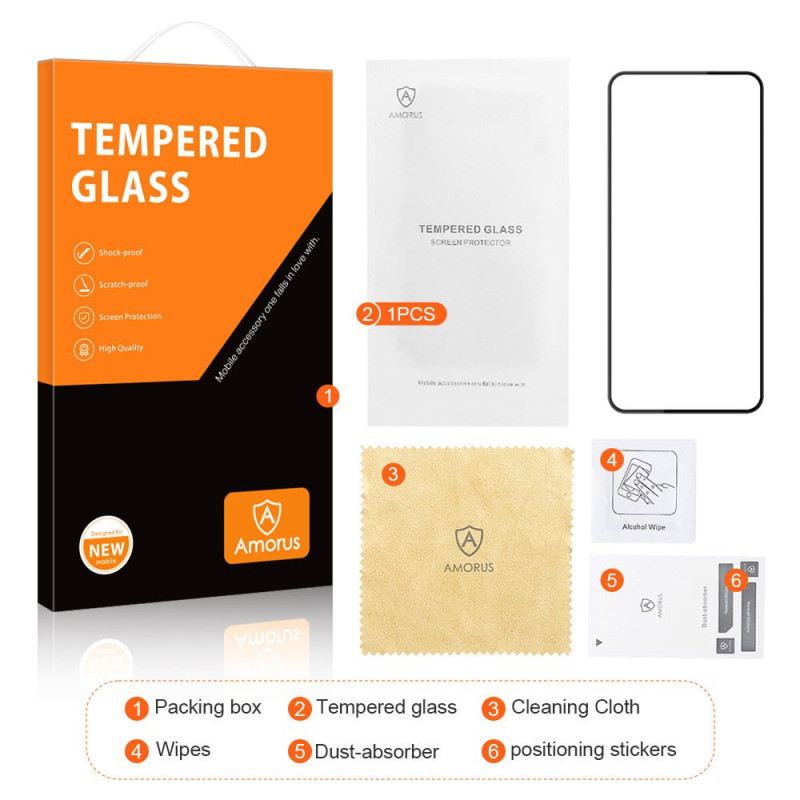 Teljes Lefedettségű Edzett Üveg Képernyővédő Oneplus Nord 4-hez