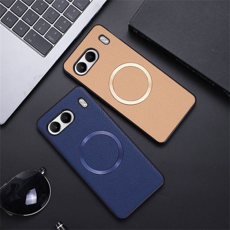 Tok Oneplus Nord 4 Licsi Színű Műbőr Magsafe-fel Kompatibilis