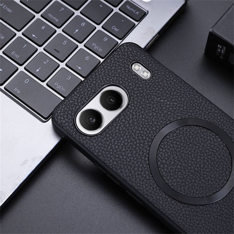 Tok Oneplus Nord 4 Licsi Színű Műbőr Magsafe-fel Kompatibilis