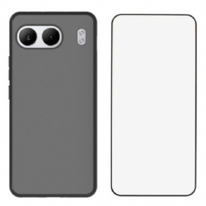 Tok Oneplus Nord 4 Matt Szilikon Edzett Üveg Képernyővédő Fólia