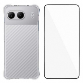 Tok Oneplus Nord 4 Megerősített Átlátszó Edzett Üveg Képernyővédő Fóliával