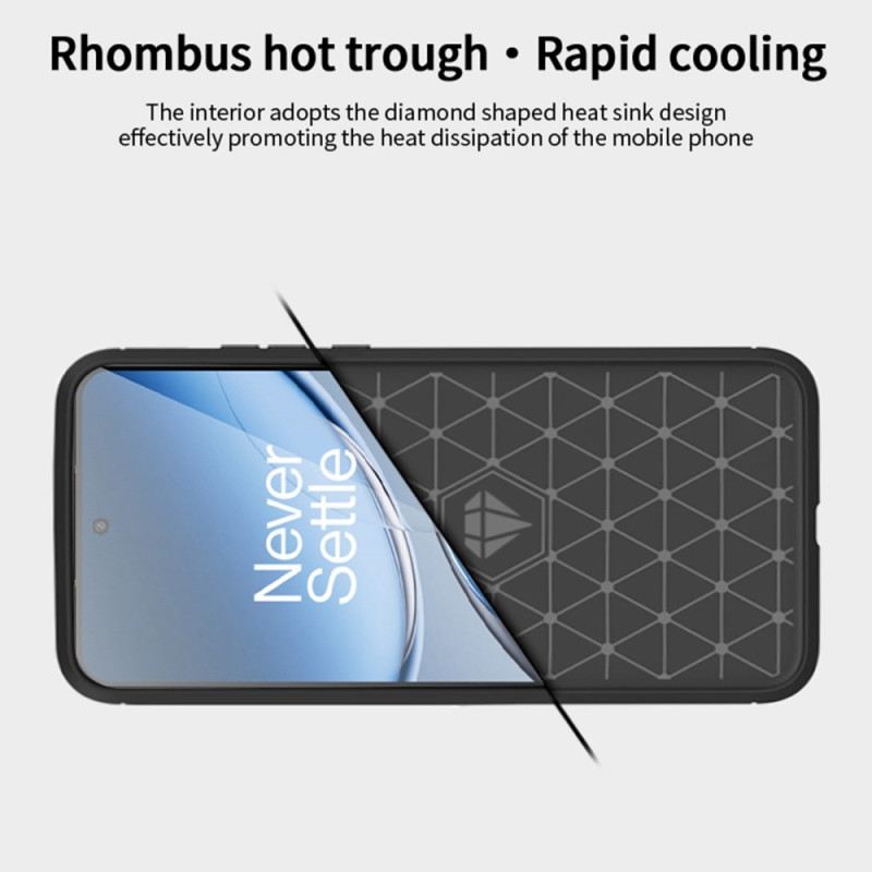 Tok Oneplus Nord 4 Szálcsiszolt Szénszálas