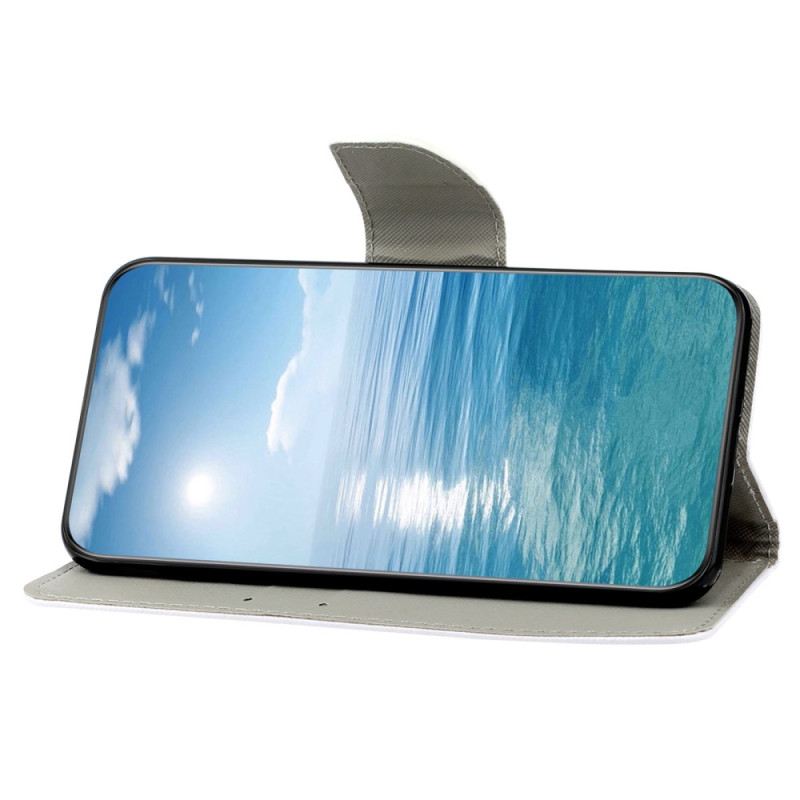 Fliptok / Bőrtok Xiaomi 12T / 12T Pro Ne Nyúlj Hozzám A Zsinórral
