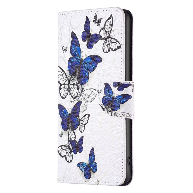 Fliptok / Bőrtok Xiaomi 12T / 12T Pro Pillangók