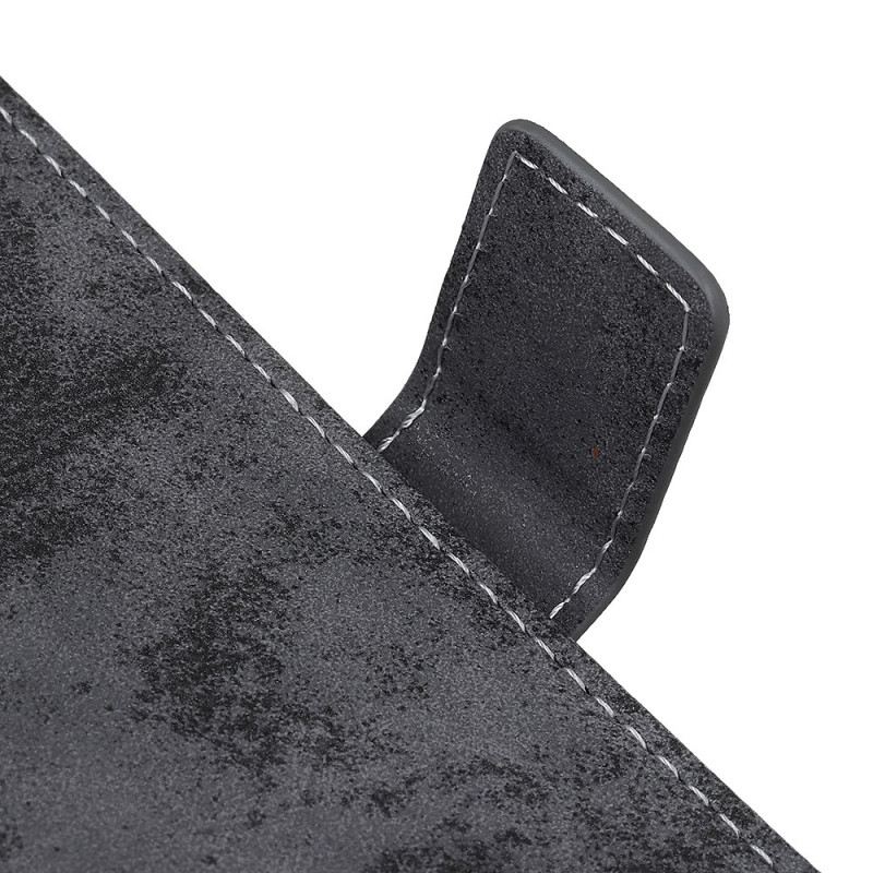 Kinyitható Tokok Samsung Galaxy A03 Core Vintage Bőr Hatás
