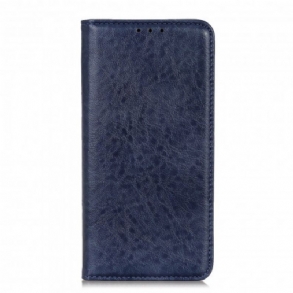 Fliptok Oppo Reno 6 5G Bőrtok Bőr Textúra