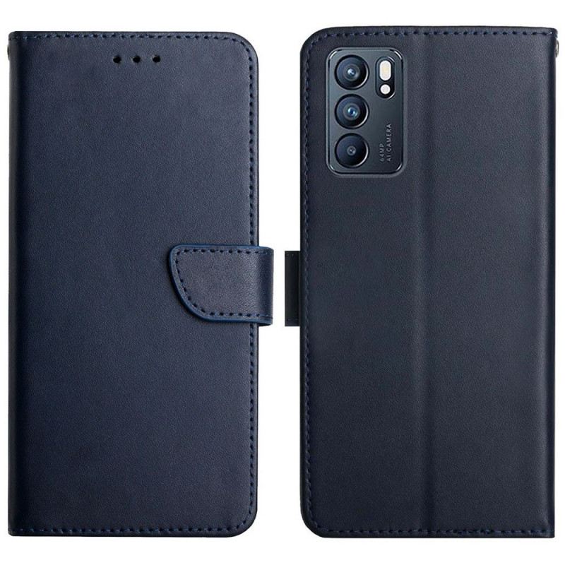 Fliptok Oppo Reno 6 5G Eredeti Nappa Bőr