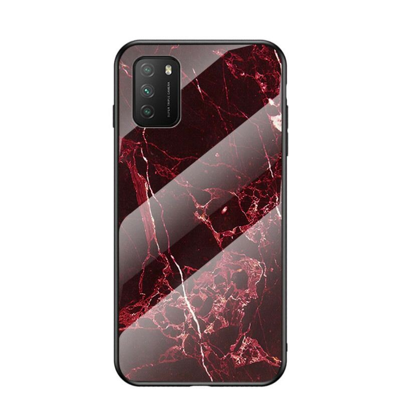 Telefontok Poco M3 Márvány Színű Edzett Üveg