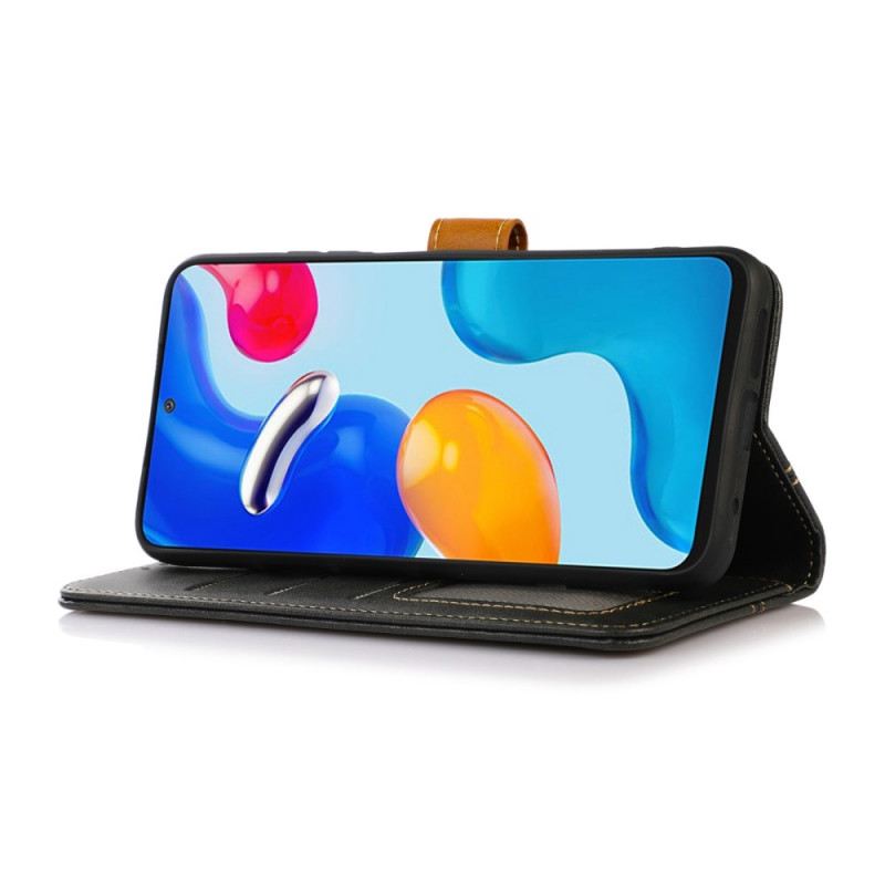Fliptok / Bőrtok Realme GT2 Pro Szövet