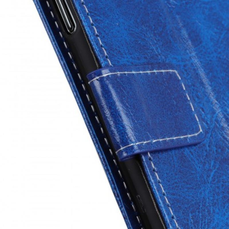 Fliptok / Bőrtok Samsung Galaxy A50 Fényes És Látható Varratok