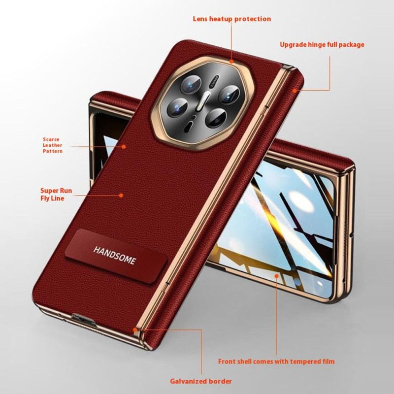 Tok Huawei Mate X6 Texturált Műbőr Képernyővédővel