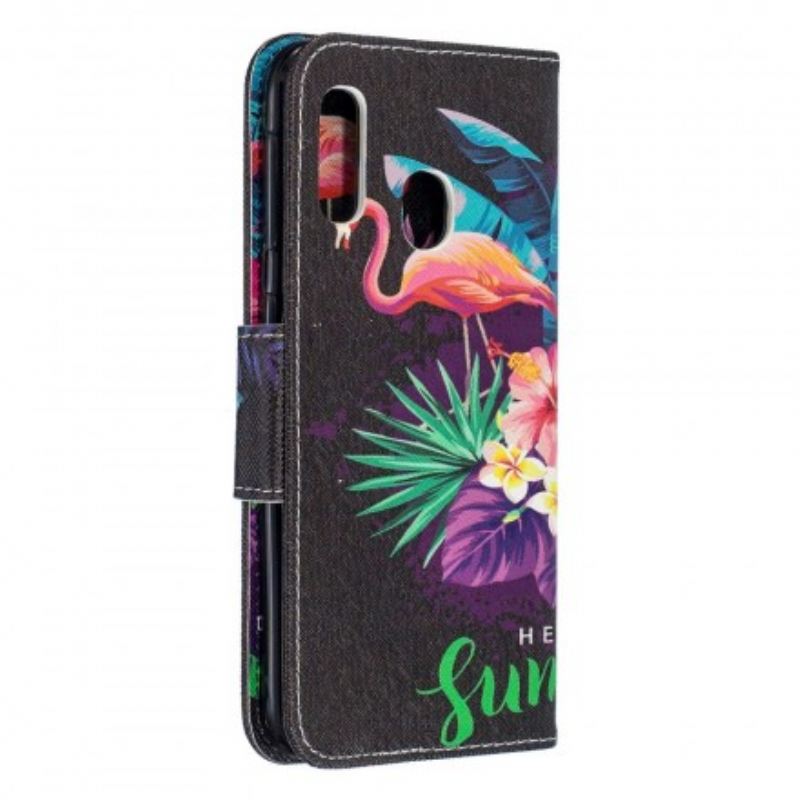 Fliptok / Bőrtok Samsung Galaxy A20e Hello Nyár