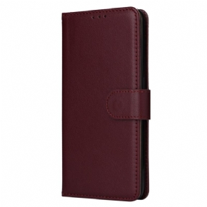 Bőrtok Realme 14t 5g Egyszínű Pánt