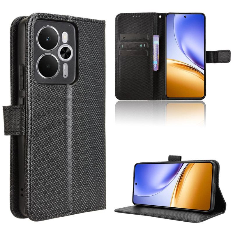 Bőrtok Realme 14t 5g Pöttyök