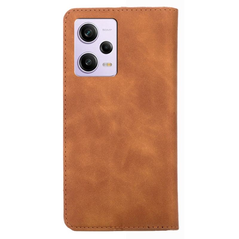 Fliptok Poco X5 Pro 5G Bőrtok Vintage Sorozat