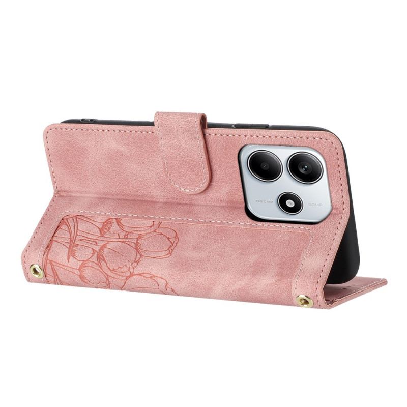 Bőrtok Xiaomi Redmi Note 14 5g 5 Kártyás Pénztárca