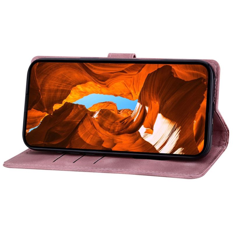 Bőrtok Xiaomi Redmi Note 14 5g Fríz És Szegecs