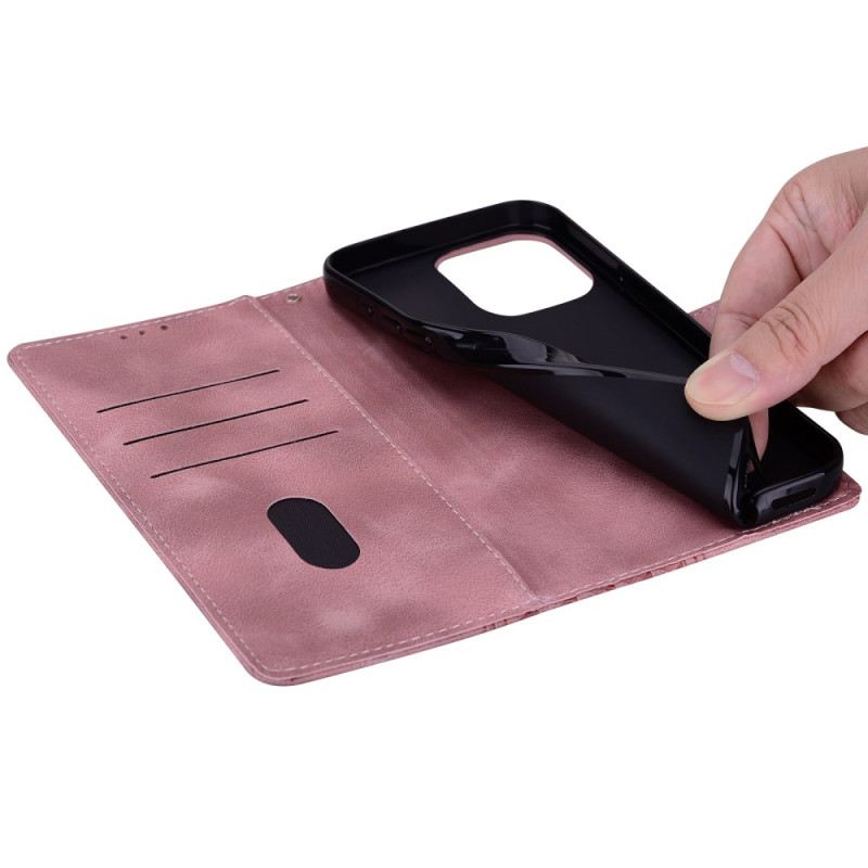 Bőrtok Xiaomi Redmi Note 14 5g Fríz És Szegecs