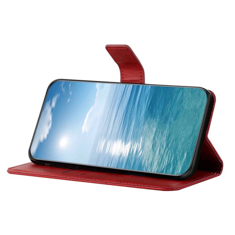 Bőrtok Xiaomi Redmi Note 14 5g Idewei Vonalak