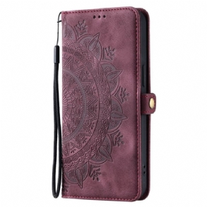 Bőrtok Xiaomi Redmi Note 14 5g Mandala Pénztárca