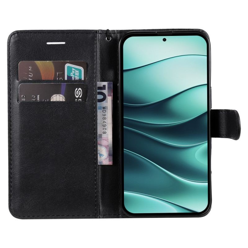 Bőrtok Xiaomi Redmi Note 14 5g Műbőr Pánttal