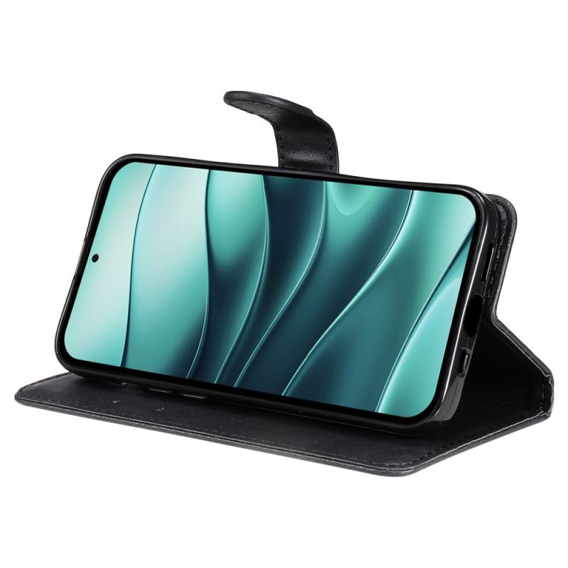 Bőrtok Xiaomi Redmi Note 14 5g Műbőr Pánttal