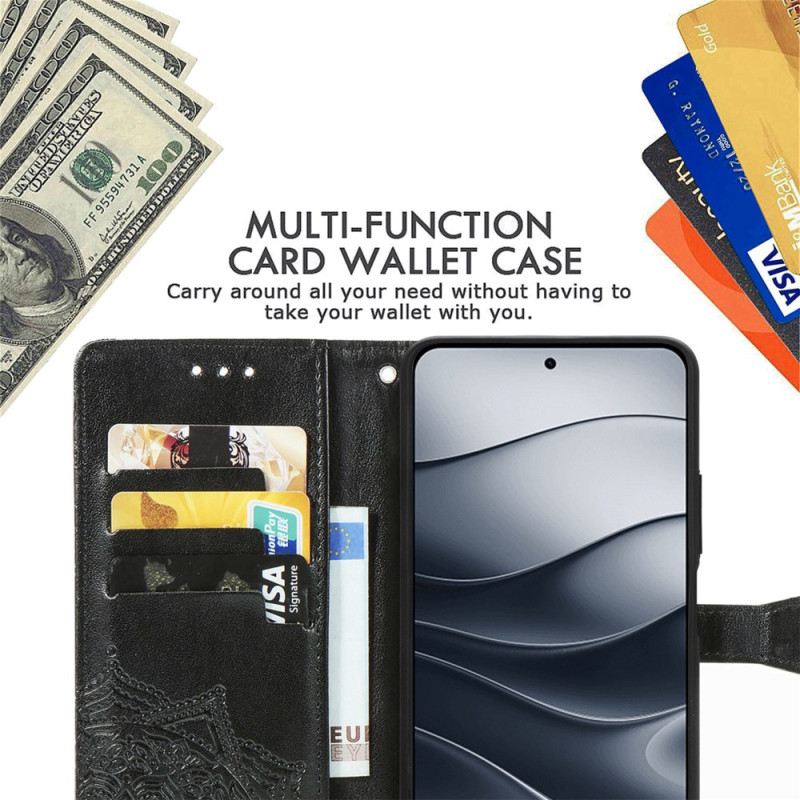 Fliptok Xiaomi Redmi Note 14 5g Barokk Mandala