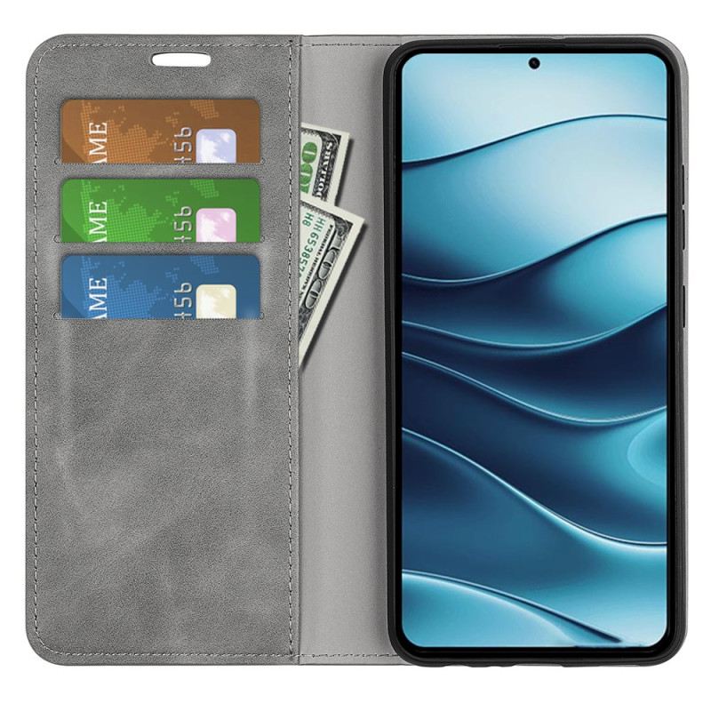 Fliptok Xiaomi Redmi Note 14 5g Bőr Stílusú