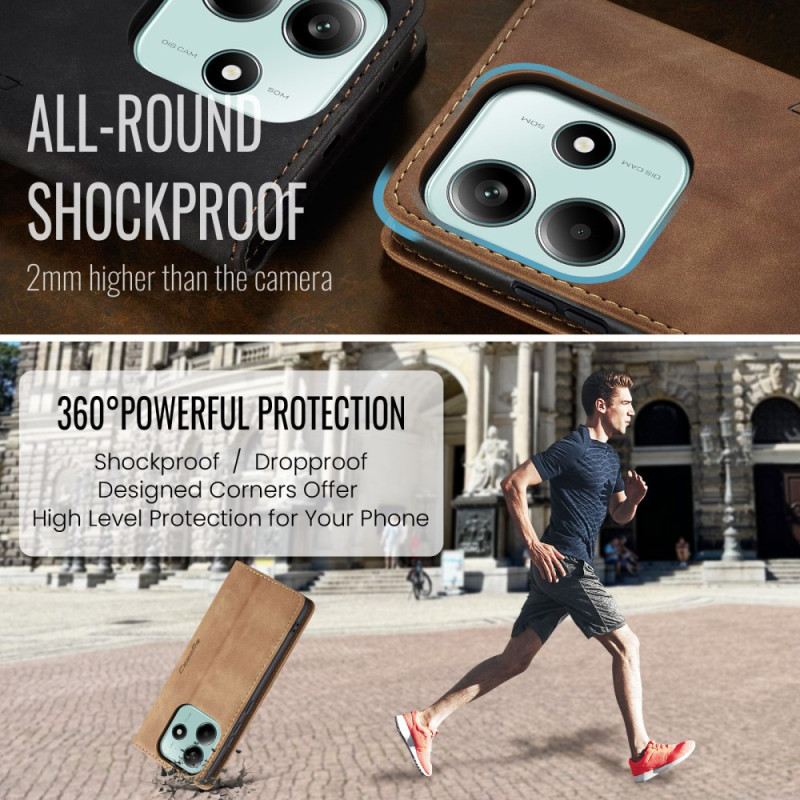 Fliptok Xiaomi Redmi Note 14 5g Caseme Bőrhatású