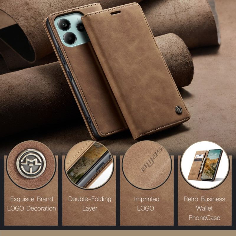 Fliptok Xiaomi Redmi Note 14 5g Caseme Bőrhatású