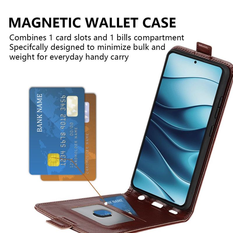 Fliptok Xiaomi Redmi Note 14 5g Függőleges Fedél És Kártyanyílás