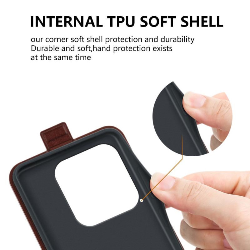 Fliptok Xiaomi Redmi Note 14 5g Függőleges Fedél És Kártyanyílás